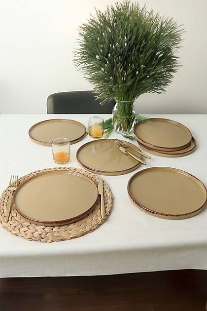 Keraart Vintage Stackable Servis Taba 27 Cm 6 Adet 21979