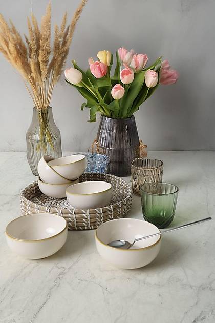 Bronze Bloom Bulut Kase 12 Cm 6 Adet 22928
