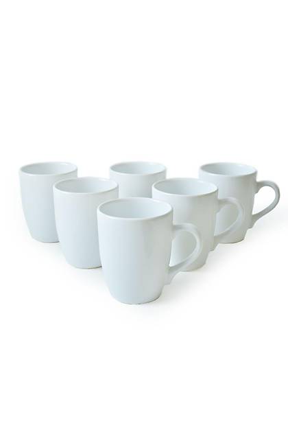 Beyaz Alfa Kupa 11 Cm 6 Adet 004