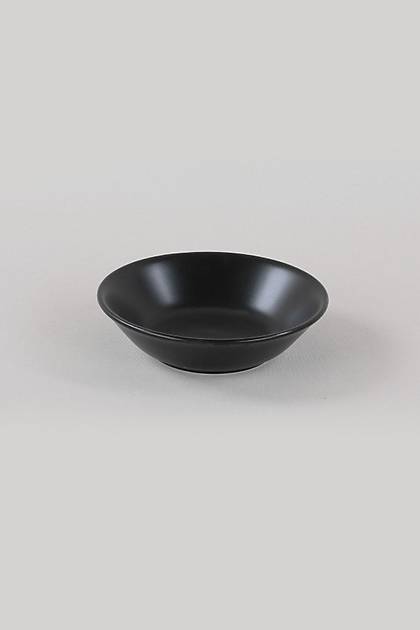 Mat Siyah Hitit Yemek Taba 18 Cm 6 Adet