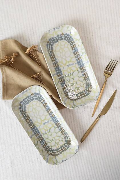 Mosaica Stoneware Pergamon Kayk Tabak 28 Cm 2 Adet 22824