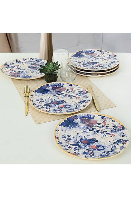 Keraart Mimoza Organik Servis Taba 26 Cm 6 Adet