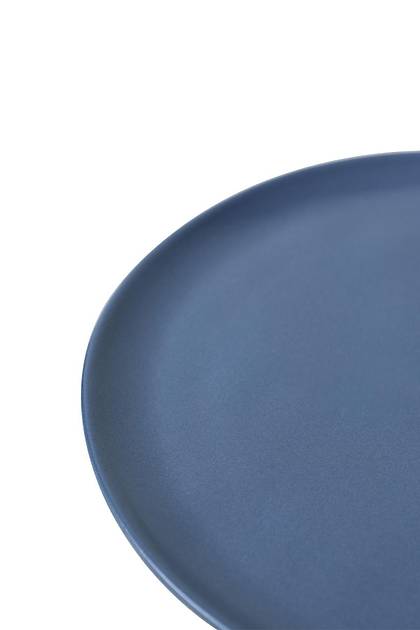 Mat Mavi Sardes Pasta Taba 22 Cm 6 Adet 399