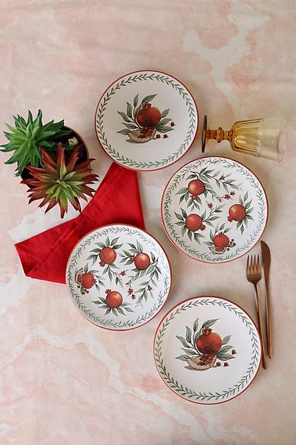 Nar Ege Pasta Taba�� 20 Cm 4 Adet 23800-01