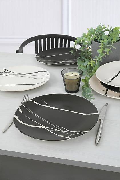Keraart Mermer Servis Taba 26 Cm 6 Adet - 17950/51