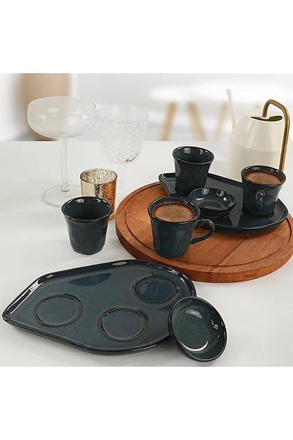 Lapis Moka Kahve Sunum Seti 8 Para 2 Kiilik