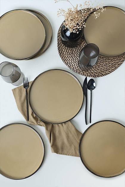Keraart Vintage Style Stackable Servis Taba 27 Cm 6 Adet 21734