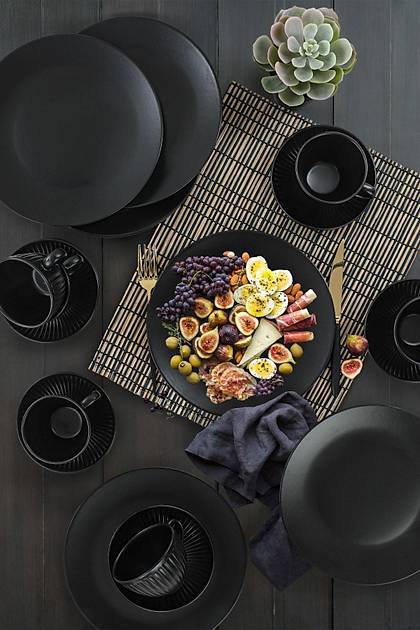 Mat Siyah Pasta- Tatl Takm 18 Para 6 Kiilik