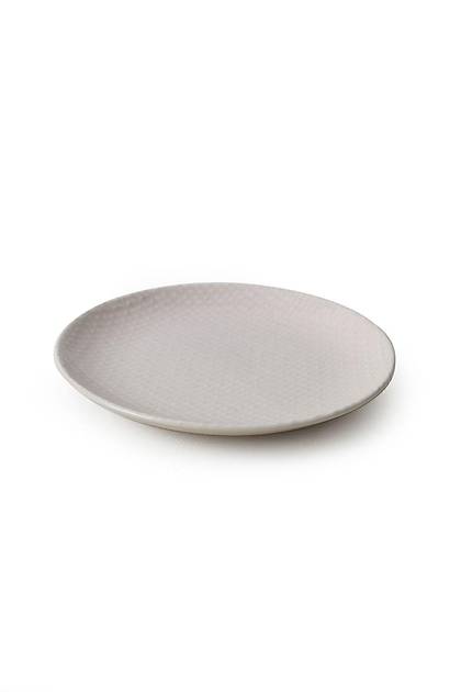 Kumlu Krem Rlyefli Pasta Taba 21 Cm 6 Adet Q32