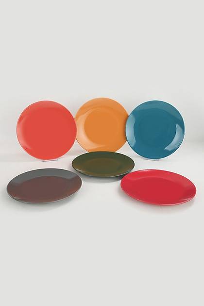 Rainbow Ege Servis Taba 25 Cm 6 Adet 113/617