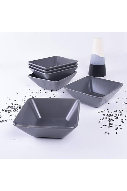 Mat Gri Siera orba Kasesi 15 Cm 6 Adet