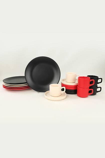 Noble Matte Pasta- Tatl Takm 18 Para 6 Kiilik - 950/975