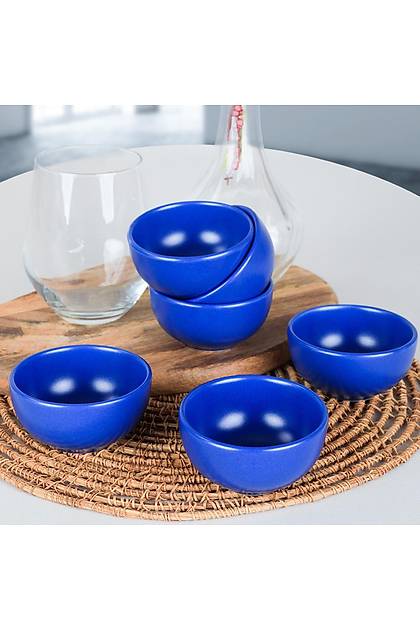 Bulut Mat Efe Mavi erezlik/Sosluk 8 Cm 6 Adet