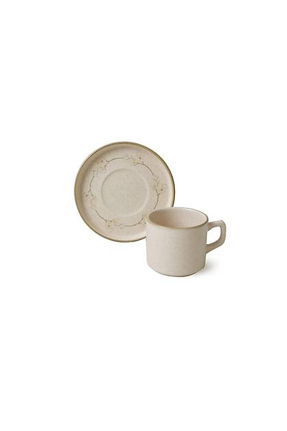 Taupe Bloom Stackable ay Takm 12 Para 6 Kiilik 22520-28