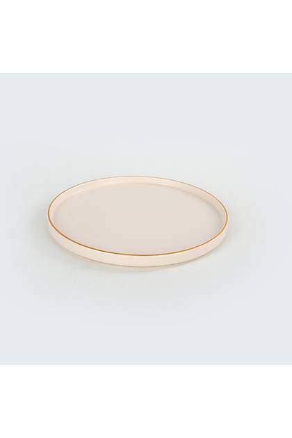Cream Stackable Servis Taba 27 Cm