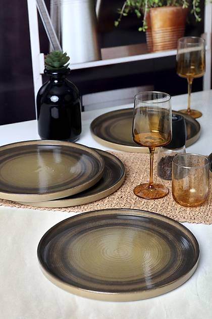 Keraart Vintage Vibe Stackable Servis Taba 27 Cm 6 Adet 21781