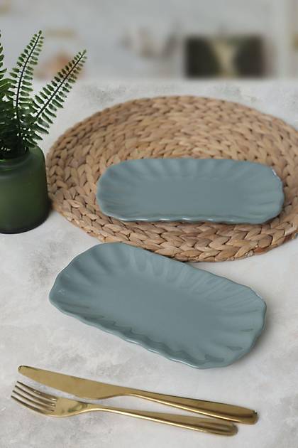 Yeil Sirius Kayk Tabak 23 cm 2 Adet 326