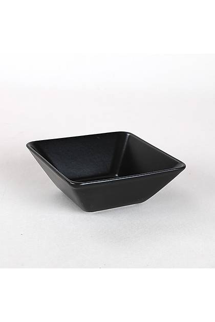 Mat Siyah Siera orba Kasesi 15 Cm 6 Adet