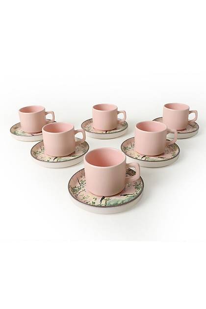 Pink Woods Stackable ay Takm 12 Para 6 Kiilik 22641