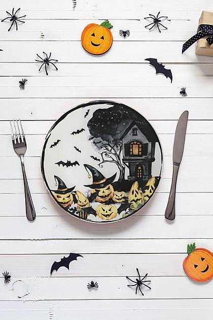 Keraart Halloween Witch Servis Taba 26 Cm 19948