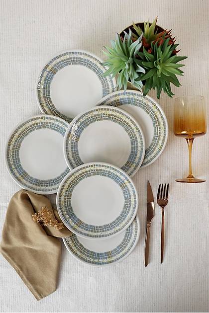 Mosaica Stoneware Pergamon Pasta Taba�� 20 Cm 6 Adet 22825
