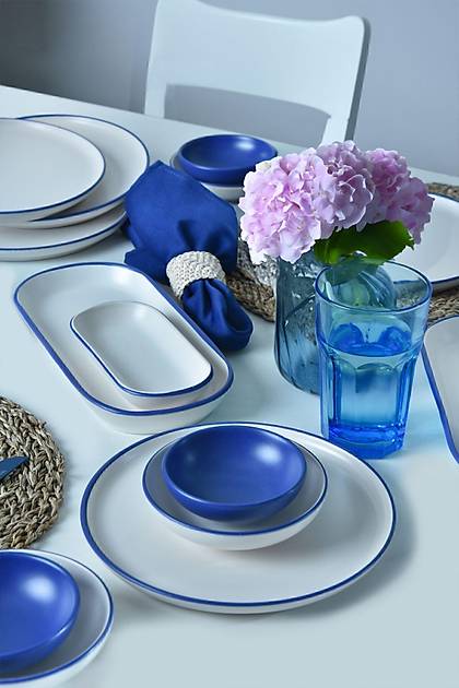 Line Blue Kahvalt Takm 18 Para 6 Kiilik 20004