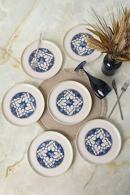Wave Flow Nordic Pasta Taba 22 Cm 6 Adet 22748