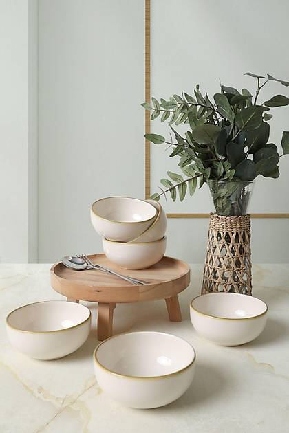 Bronze Bloom Bulut Kase 12 Cm 6 Adet 22928