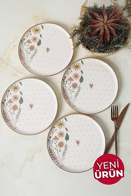 Soft Bloom Nordic Pasta Taba 22 Cm 4 Adet 22875
