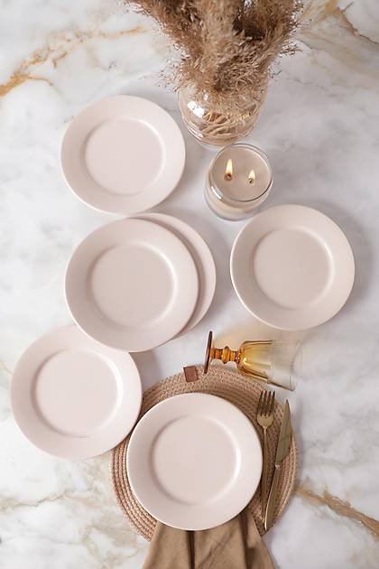 Krem Linda Pasta Taba�� 21 Cm 6 Adet 030