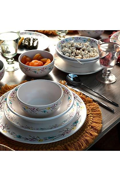 Tomurcuk Yemek Takm 24 Para 6 Kiilik