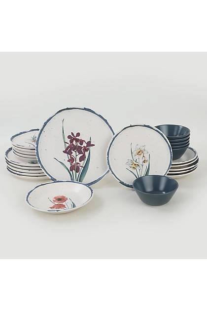 Anatolian Flowers Yemek Takm 24 Para 6 Kiilik - 256/261