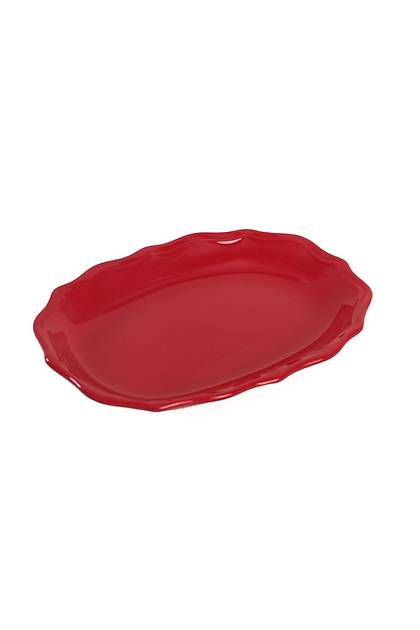 Krmz Bayrak Romeo Kayk Tabak 2 Adet 25 Cm - 506
