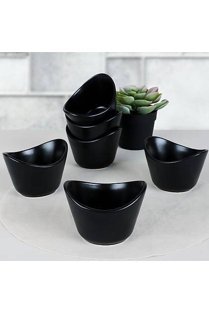 Mat Siyah Mila erezlik/Sosluk 11 Cm 6 Adet