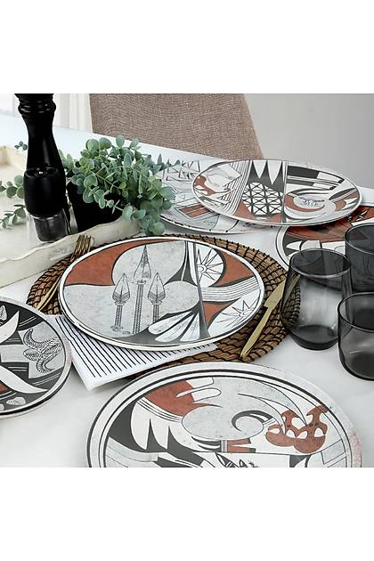 Anadolu Medeniyetleri Servis Taba 26 Cm 6 Adet - 20387/92