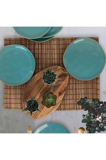 Teal Organik Pasta Taba 20 Cm 6 Adet - Q06