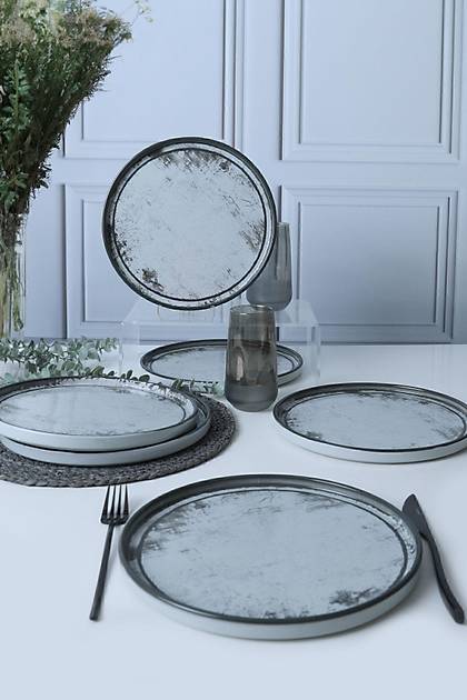 Keraart Vintage Mist Stackable Servis Taba 27 Cm 6 Adet 21778