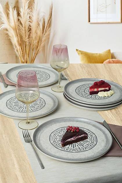 Keraart Stone Nordic Servis Taba 28 Cm 6 Adet 21427