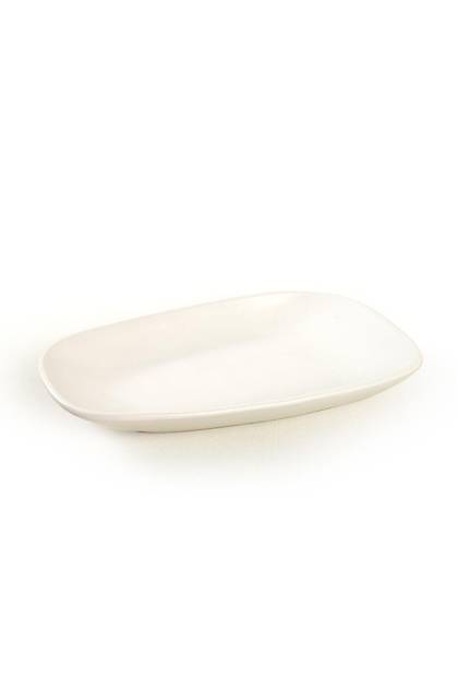 Mat Beyaz Tetra Kayk Tabak 28/21 Cm 2 Adet