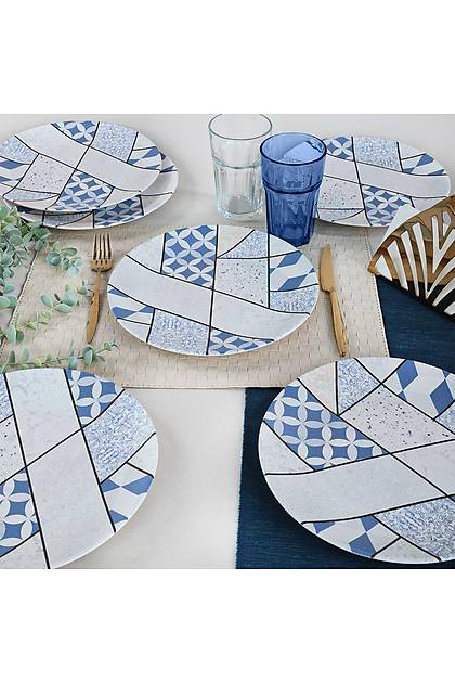 Blue Wall Servis Taba 26 Cm 6 Adet - 19504