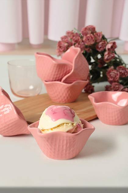 Pembe Roma erezlik/Sosluk 11 Cm 6 Adet 550