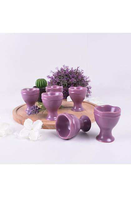 Mat Violet Juliet Yumurtalk 7 Cm 6 Adet