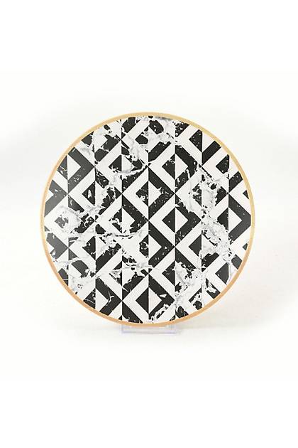 Keraart Trigon Marble Servis Taba 25 Cm 4 Adet - 18765-66-67-68
