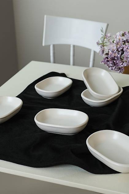 Mat Beyaz Noyan erezlik 11 Cm 6 Adet 022