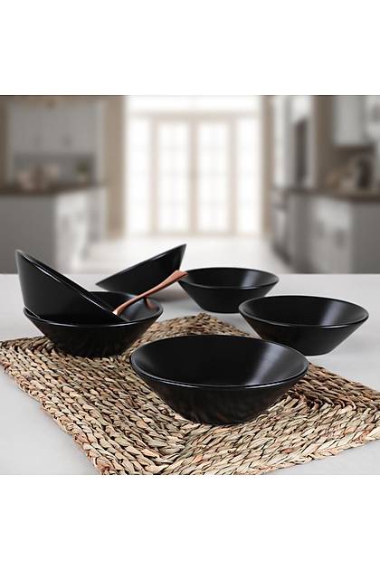 Mat Siyah Frig orba Kasesi 14 Cm 6 Adet
