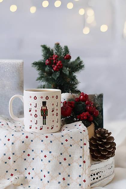  New Year Kurun Asker Kupa 10 Cm ok Renkli