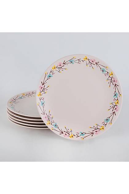 Tomurcuk Servis Taba 25 Cm 6 Adet