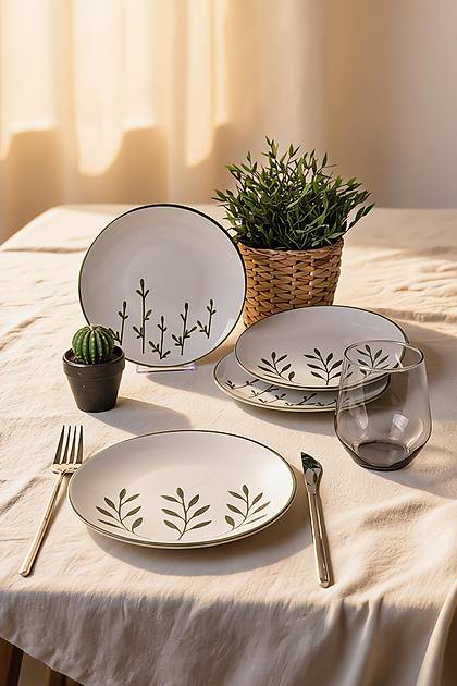 Verdea Pasta Taba�� 20 Cm 4 Adet 23682-84