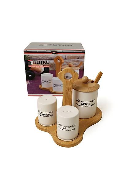 Bambu Standl 3 Para Baharat Seti Tutku 1421