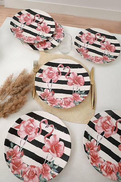 Keraart Flamingo Servis Taba 26 Cm 6 Adet - 18311